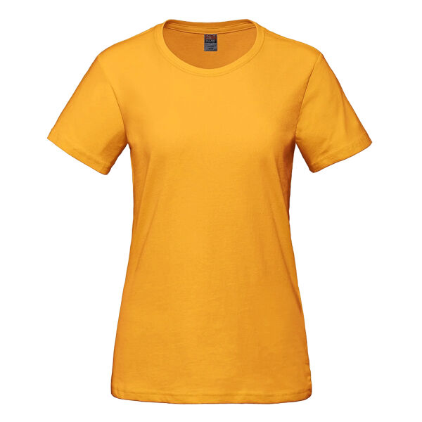 Ladies RING SPUN Combed Cotton Crewneck T-Shirt Thumbnail